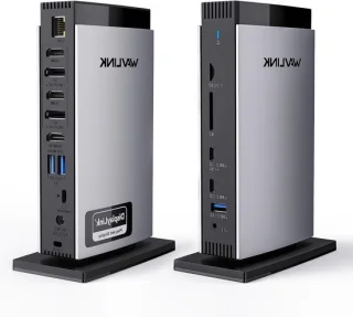 Docking station hub adapter