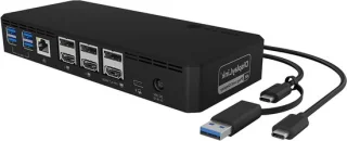 Docking station hub adapter
