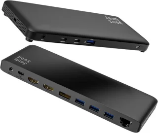 Docking station hub adapter