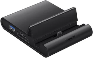 Docking Station Hub Adapter Zwart