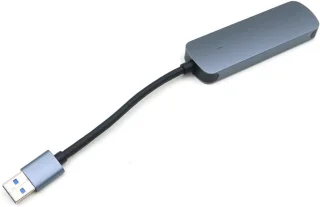 Docking station hub - multipoort adapter - grijs