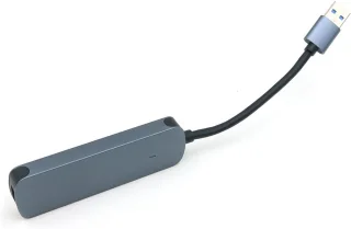 Docking station hub - multipoort adapter - grijs