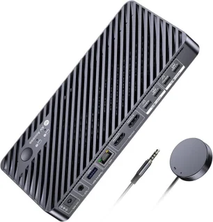 Docking station KVM-switch zwart