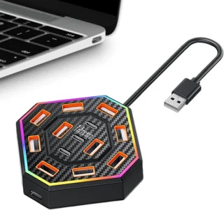 Docking station laptop hub