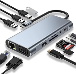 Docking Station Laptop - Zilver