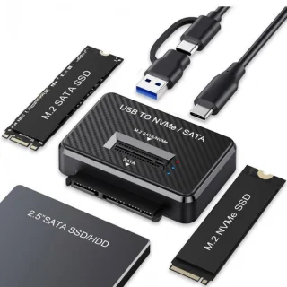 Docking station M.2 NVMe/SATA USB-C 3-in-1 ShopVlot