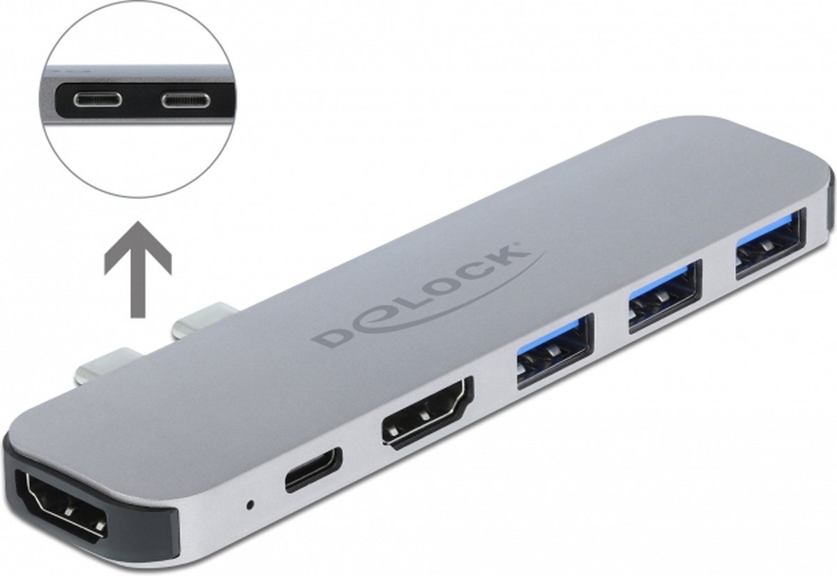 Docking Station MacBook Dual HDMI 4K PD Hub