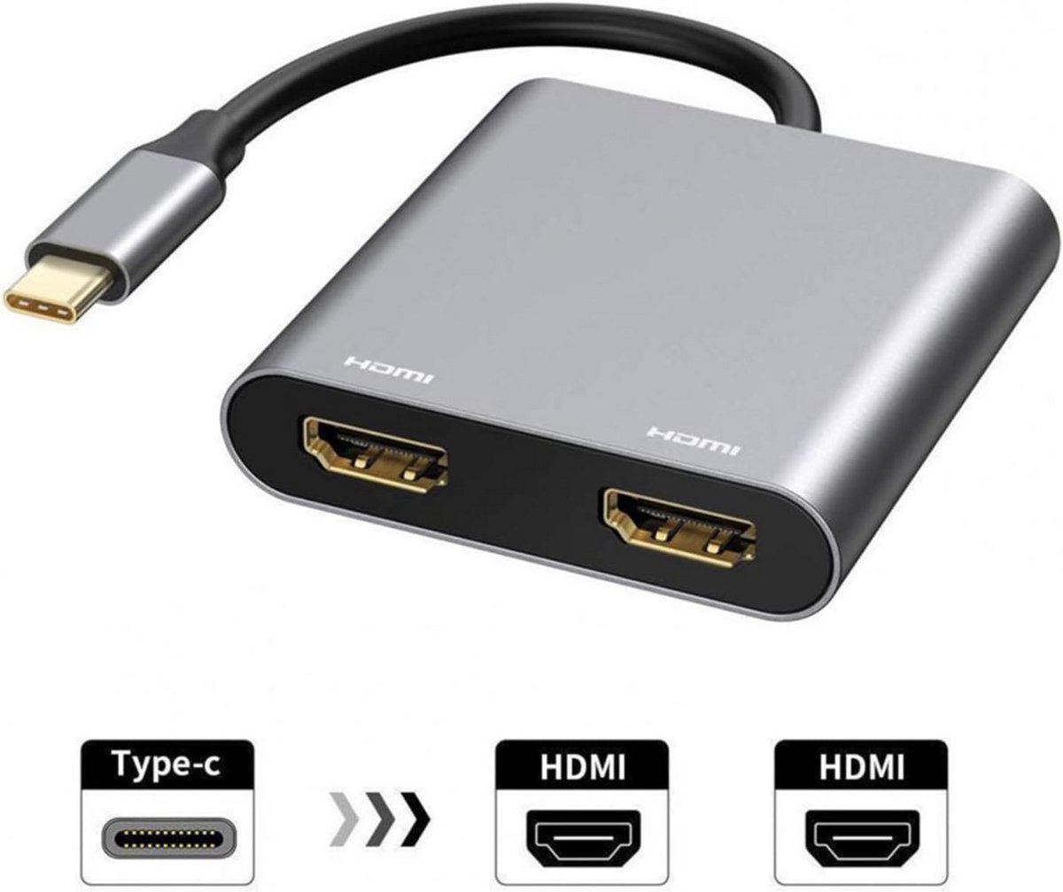 Docking Station Universeel USB-C 2x HDMI