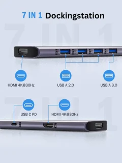 Docking Station USB-C 2x HDMI Universeel