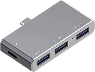 Docking station USB-C hub grijs