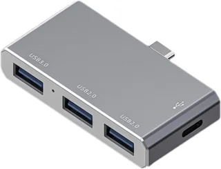 Docking station usb-c hub grijs