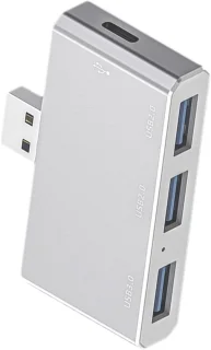 Docking station USB-C hub zilver