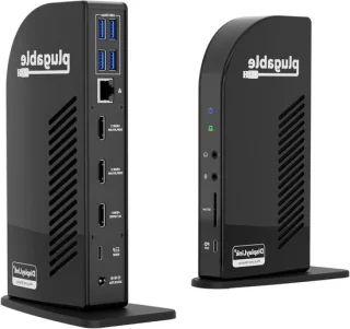 Docking station USB-C hub zwart