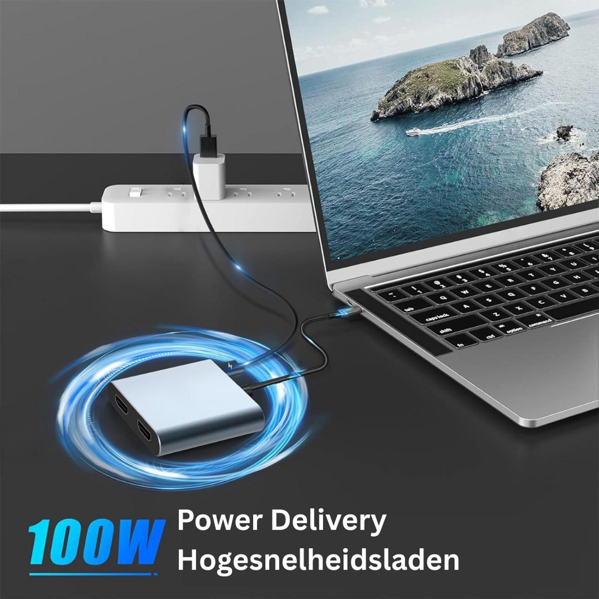 Docking Station USB-C Laptop 2x HDMI Universeel