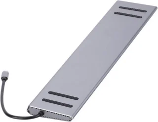 Docking station usb hub adapter 3 usb 3.0 poorten grijs