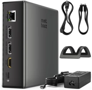 Docking station voor laptop USB-C 10 poorten
