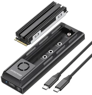 Docking station voor M.2 NVMe/NGFF SSD