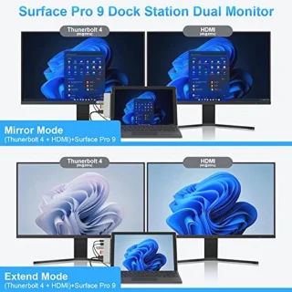 Dockingstation 7-in-1 voor Microsoft Surface Pro 9