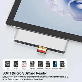 Dockingstation 7-in-1 voor Microsoft Surface Pro 9