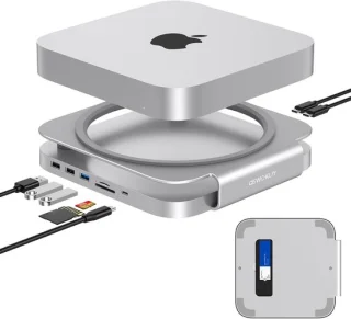 Dockingstation en Standaard voor Mac Mini en Mac Studio