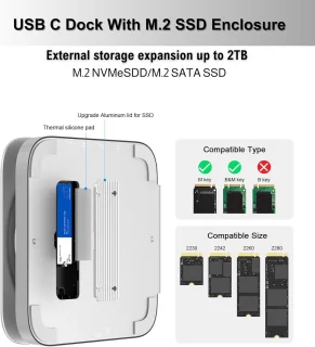 Dockingstation en Standaard voor Mac mini/Studio