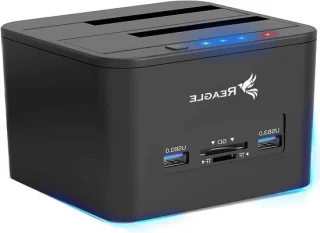 Dockingstation - HDD SSD-station - Zwart