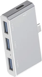 Dockingstation met dubbele monitor - type-c hub 4-in-1