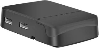 Dockingstation USB-C-hub zwart