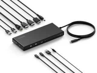 Dockingstation usb-c hub zwart