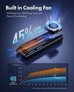 Dockingstation voor M.2 NVMe/NGFF SSD