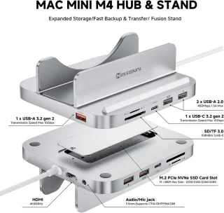 Dockingstation voor Mac mini M4