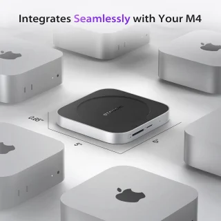Dockingstation voor Mac mini (M4 / M4 Pro)