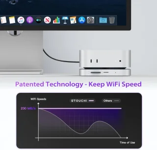 Dockingstation voor Mac mini (M4 / M4 Pro)
