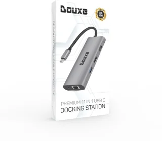Douxe USB-C Hub 11-in-1 Dockingstation Premium