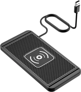 Draadloze autolader set met USB-C autolader en oplaadmat