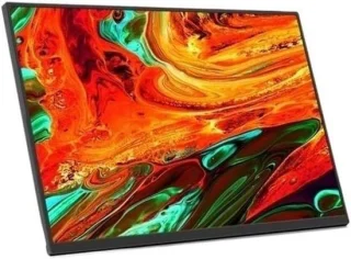 Draagbaar extern beeldscherm - laptop monitor - 14 inch - zilver