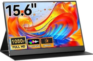 Draagbaar monitor dual screen voor laptop 15,6 inch