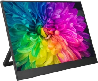 Draagbaar scherm 14 inch zwart