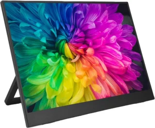 Draagbaar scherm 14 inch zwart
