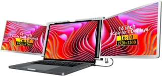 Draagbaar triple scherm voor laptop - 14 inch FHD