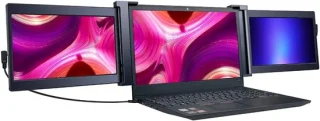 Draagbare 13,3 inch Triple Monitor - Laptop Extender (Standaard)