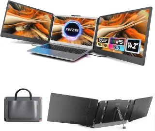 Draagbare 14-inch Dubbelmonitor