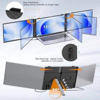 Draagbare 14-inch Monitor Extender