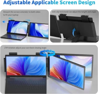 Draagbare 14-inch monitor