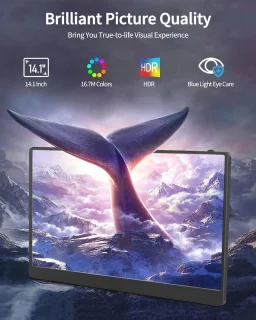 Draagbare 14,1 inch Laptop Extender Monitor