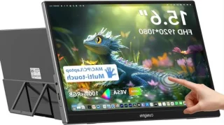 Draagbare 15,6 inch Touchscreen Monitor - Zwart