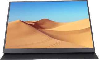 Draagbare 16 inch 4K-monitor Zwart