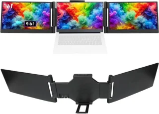 Draagbare dubbele monitor