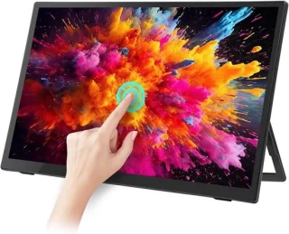 Draagbare monitor 13 inch met ips touchscreen