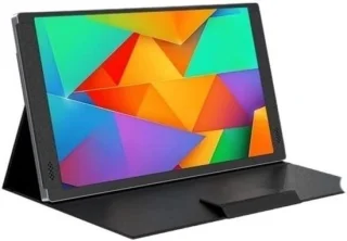 Draagbare monitor 131 inch zwart